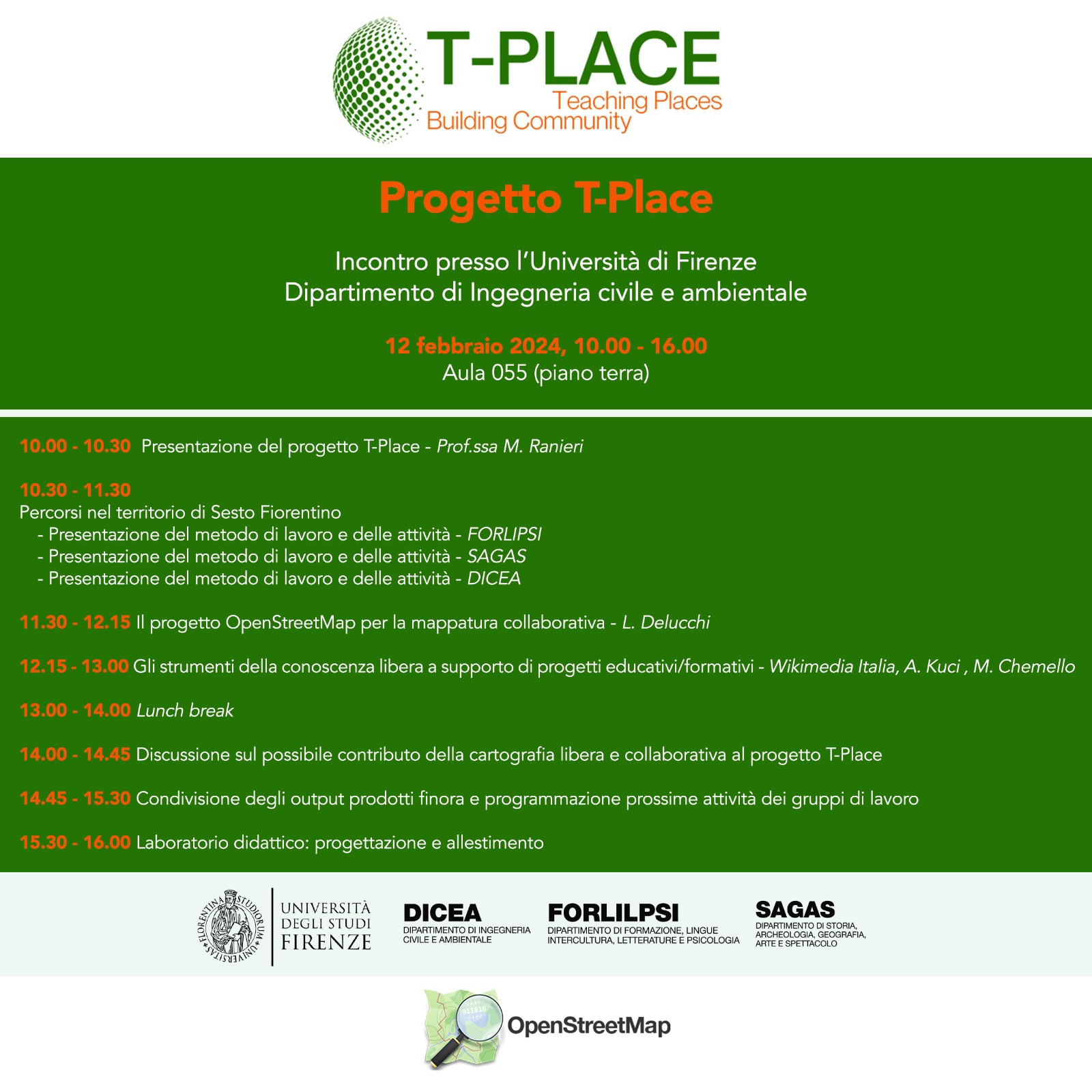 T-PLACE: seminario sulla cartografia libera e collaborativa